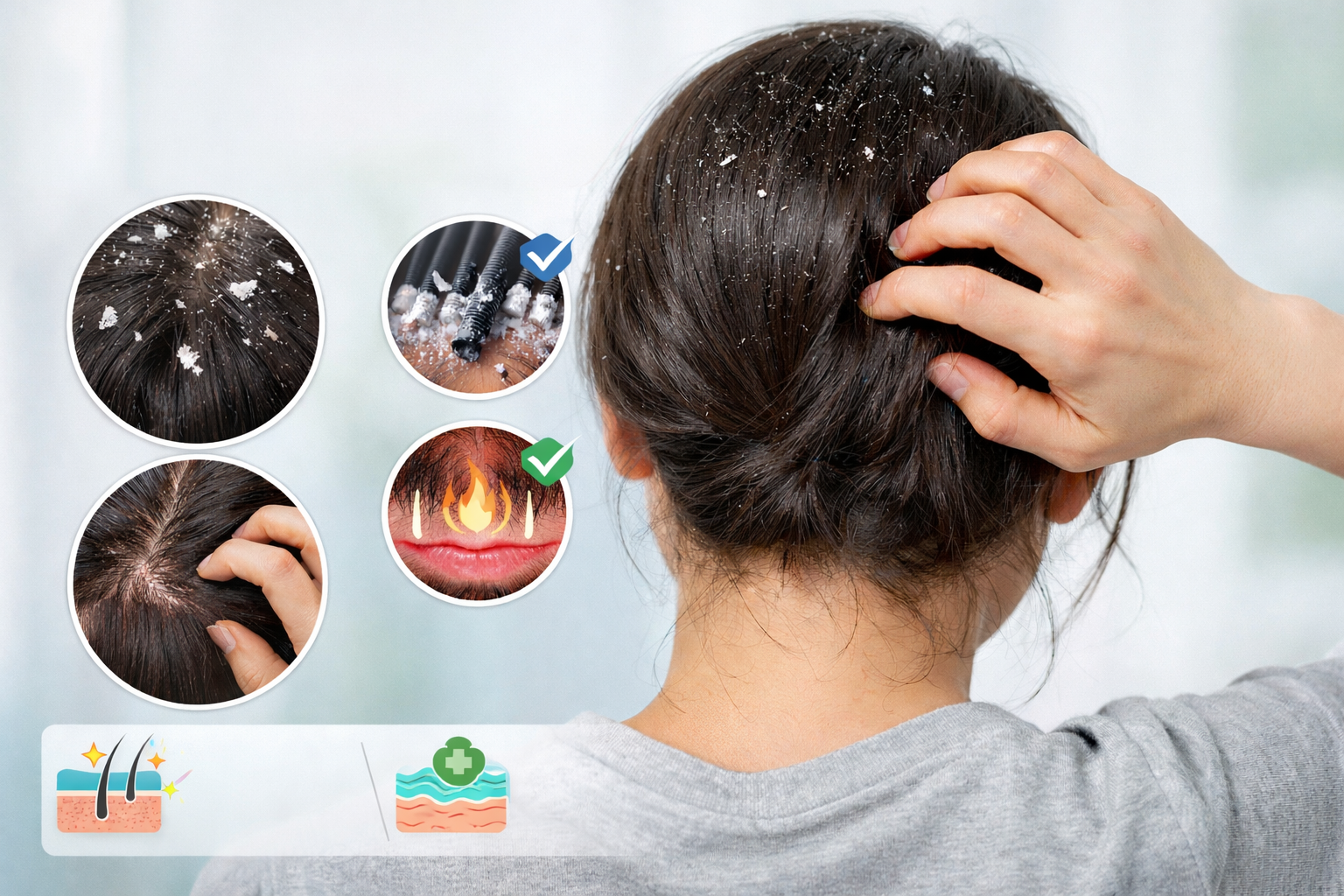 비듬 및 가려움 관리