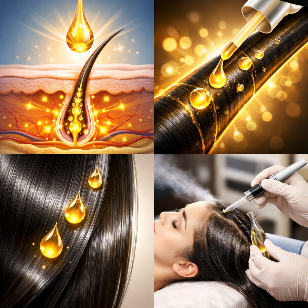 모발 영양 공급