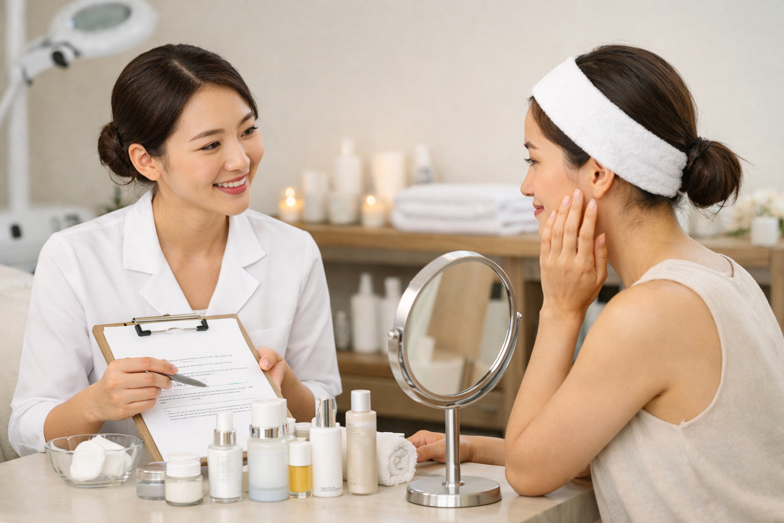 사후 관리 및 홈케어 가이드 제공